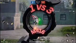 1vs 2 in M416 in TDM ||PUBG Mobile
