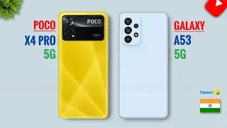 Xiaomi Poco X4 Pro 5G Vs Samsung Galaxy A53 5G | AnTuTu Score 🔥