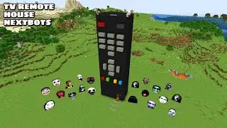SURVIVAL TV REMOTE HOUSE WITH 100 NEXTBOTS in Minecraft - Gameplay - Coffin Meme