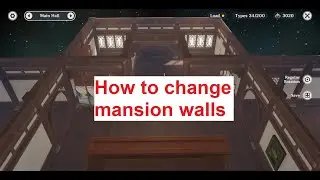 Timber Wall with Jade Eaves or Dark Wood Arch Wall - Genshin Impact