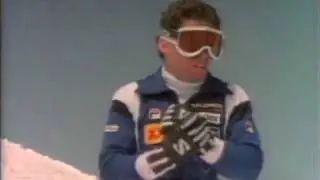 Frankie Bare Triple Quadruple Flip on Skis 1983