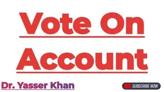 Vote On Account | Meaning Of Vote On Account | Economics | Public Finance | Macroeconomics | CUET