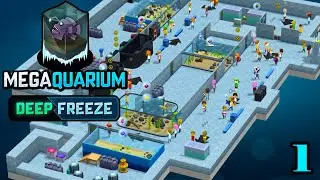 Exploring the depths! | NEW DLC for Megaquarium | Deep Freeze Gameplay | Part 1