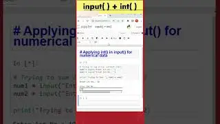 13 - input( ) + int( ) function | Python Coding