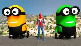 GTA 5 Epic Water Ragdolls | Spider-Man Jumps/Fails ep.70