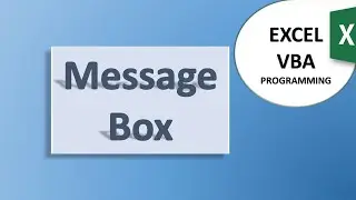 MsgBox in Excel VBA Programming in Urdu | VBA Excel 03/16