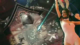 【FF7R MODヒロピン】エアリスがヘルハウスの『おもてなし』で服装も体型もおめかしされちゃう動画 - 4K 60fps