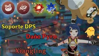 [Guía] Xiangling - Soporte DPS - Armas, Artefactos, Sinergias!  // 🐤!
