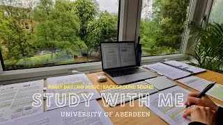 3 HOUR STUDY WITH ME | Background noise, 10-min Break in UNIVERSITY of OXFORD, Study with Merve