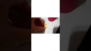 Салфеткаға қағаздан шығыршық жасаймыз