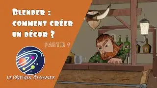 tuto Blender 3D FR n°2 : Modeling Taverne Part 1/5 #blendertutorial