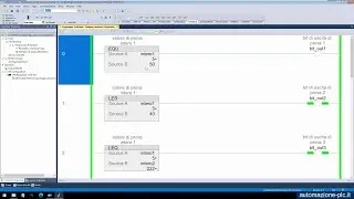 Programmazione PLC Allen Bradley (Rockwell Automation): Istruzioni di comparazione