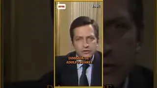 Dimisión de Adolfo Suárez como Presidente del Gobierno 📝🇪🇸 #short #españa