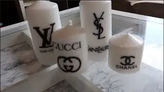 DIY Luxury Candles tutorial