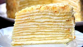 Russian Napoleon Cake (Napolyeon Tort) Recipe ☆ Maryana Recipe (+Eng. Sub.)