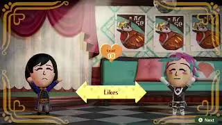 Miitopia—female Brawler and Smash 4 Gunner doing karaoke