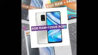 Global Version Xiaomi Redmi Note 9 Pro 6GB 64/128 GB Mobile Phone Snapdragon 720G Octa Core 64MP ...