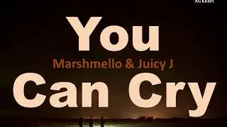 Marshmello x Juicy J - You Can Cry (Ft. James Arthur) (Lyrics)