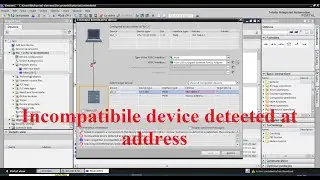 TIA Portal incompatibile device detected at address - problem solved