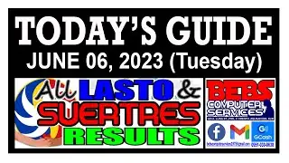 TODAY'S GUIDE JUNE 06, 2023 (TUESDAY)
