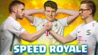 BIGSPIN vs. MORTEN vs. FLOBBY - SPEED ROYALE im OLD SCHOOL SQUAD! | Clash Royale Deutsch
