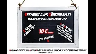 Gewekiner Buam+Madl TV-Busfahrt zum Gäubodenfest 2019