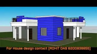 house plan 3bhk village house design