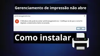Como Ativar o Gerenciamento de Impressão no Windows 10