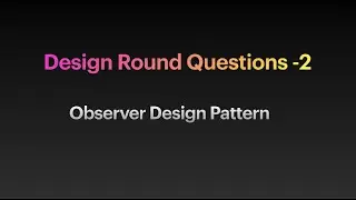 Observer Design Pattern with Implementation of Flipkart notify me service(Design interview question)