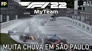 F1 22 muita chuva no Brasil carreira #41