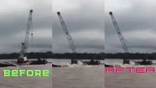 Crane Got in Different Direction Caught On Camera 📸😱😱