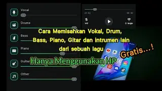How to separate vocals and musical instruments using a cellphone for free
