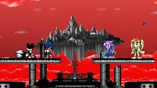 SSF2 Mod Battle: Sonic.exe and Tails.exe Vs Lilac and Milla