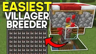 Easiest Minecraft 1.20 Villager Breeder
