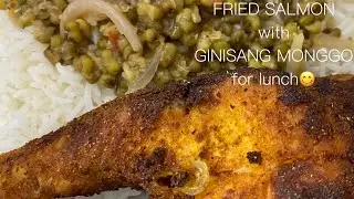 FRIED SALMON IN ARABIC STYLE|| GINISANG MONGGO