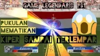 TERLEMPAR SEMUA!! Sepak Bola Dengan Kekuatan Super!! Semua Jurus yang ada di Super Shot Soccer PS1!!