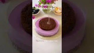 Blueberry chocolate cake recipe 🔥😍||blueberry cake #cake #recipe #shorts