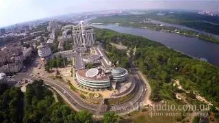 Киев Печерск с воздуха, Kyiv air video