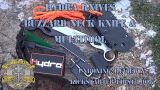 Hydra Knives Buzzard EDC Neck Knife & Multitool - Unboxing, Review & Kickstarter First Look