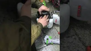 Ремонт бензо триммера косарки 4т 4 тактний заміна зчеплення варіатора хзбренд тример своїми руками