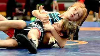 U17 M. Takk (EST) vs N. Pillak (EST) 35kg. Youth girls women wrestling Estonia.