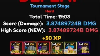 Tournament 38 |  3,9B+ Damage