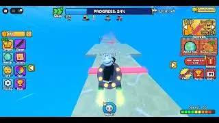 Roblox: Skateboard Obby (2024). P2W world 5 speedrun. 4:15:950