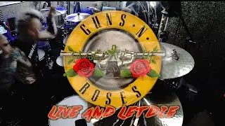 GUNS N ROSES - Live and Let Die (drums + vocals)