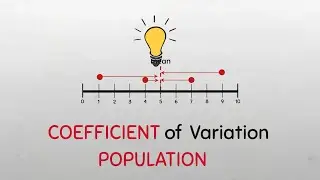 Statistics || Coefficient of Variation for a population || Measures of Dispersion