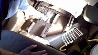 2003 Honda CRV parking brake (hand brake, e-brake, emergency brake) cable adjustment