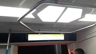 🚇🚈 Метро Казани.  Едем в новом вагоне. 👍👍👍🙋‍♀️ 