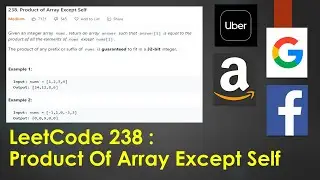 LeetCode 238  Product of Array Except Self