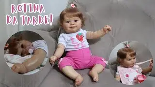 ROTINA DA TARDE COM A BEBÊ REBORN LUNA!