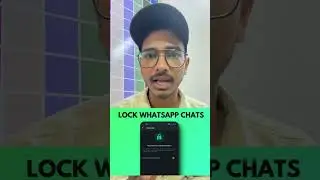 Amazing Whatsapp Lock Whatsapp Chat #newfeaturesinwhatsapp #whatsappupcomingfeature #whatsappstatus